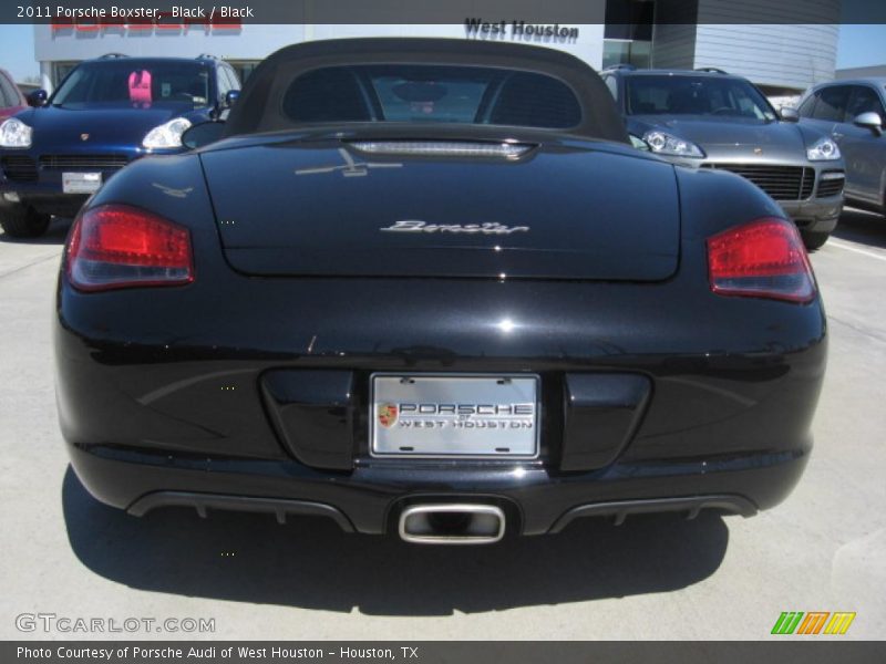 Black / Black 2011 Porsche Boxster