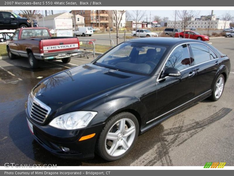 Black / Black 2007 Mercedes-Benz S 550 4Matic Sedan