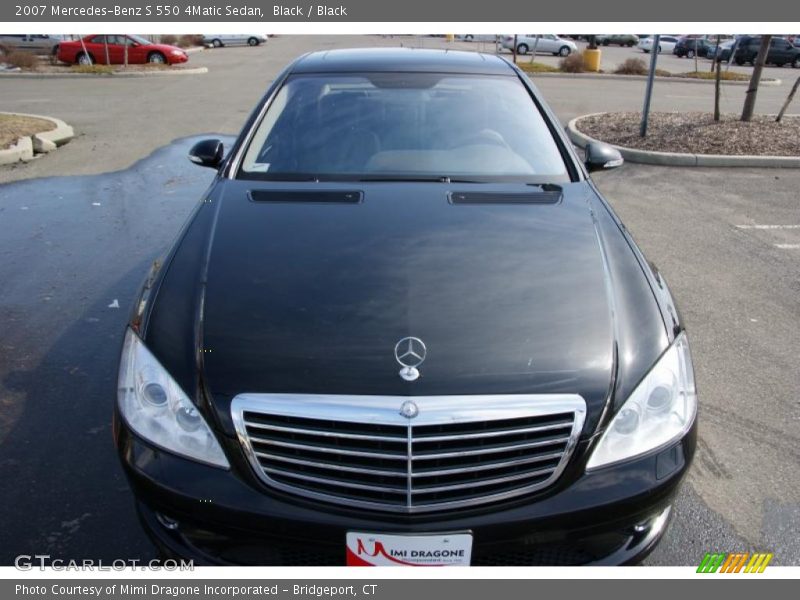 Black / Black 2007 Mercedes-Benz S 550 4Matic Sedan