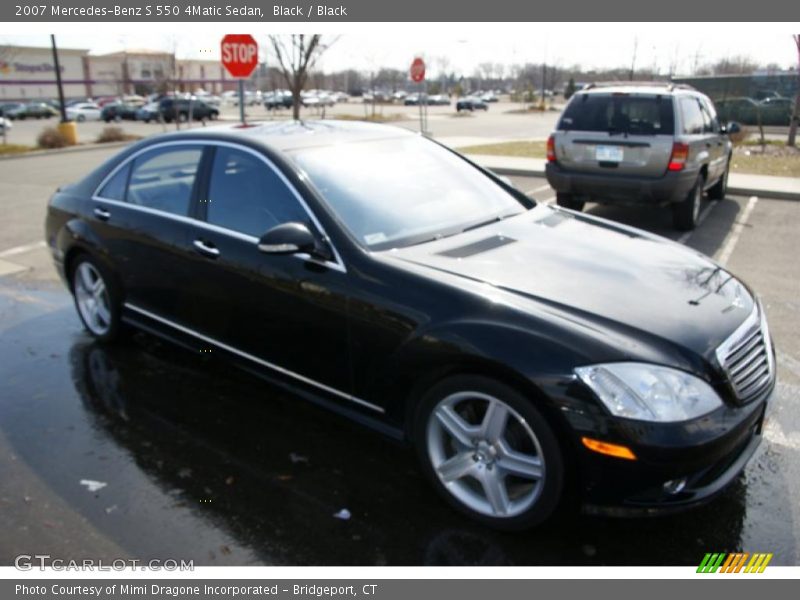 Black / Black 2007 Mercedes-Benz S 550 4Matic Sedan