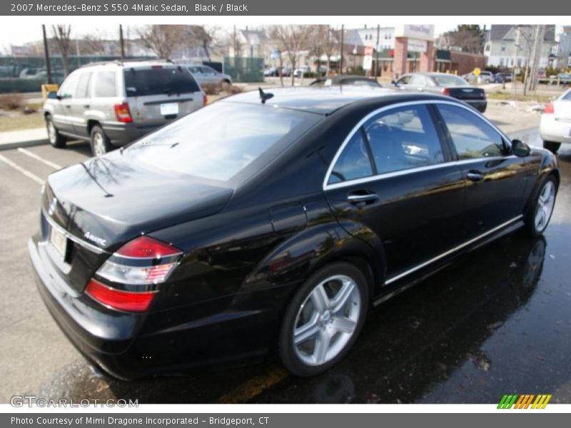 Black / Black 2007 Mercedes-Benz S 550 4Matic Sedan