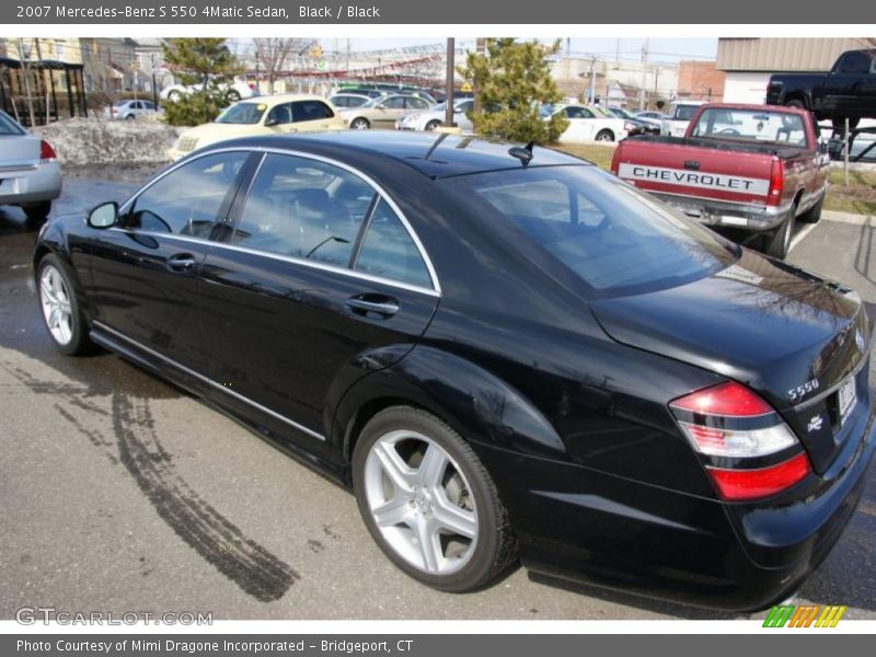 Black / Black 2007 Mercedes-Benz S 550 4Matic Sedan