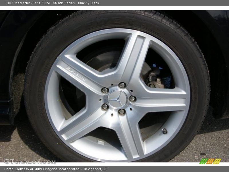 Black / Black 2007 Mercedes-Benz S 550 4Matic Sedan