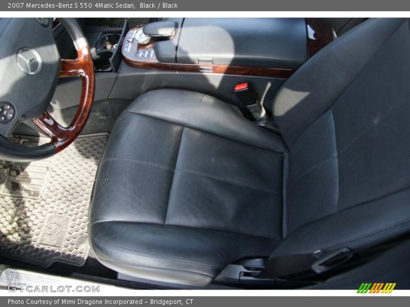 Black / Black 2007 Mercedes-Benz S 550 4Matic Sedan