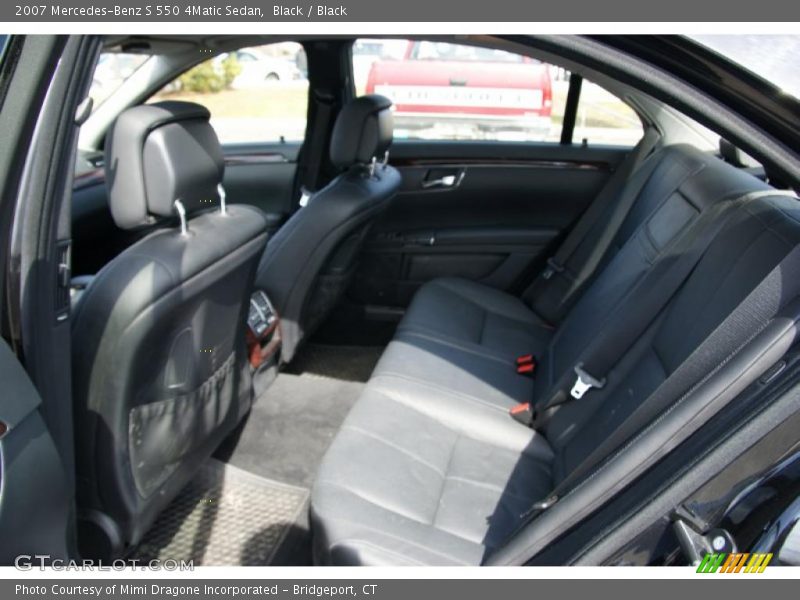 Black / Black 2007 Mercedes-Benz S 550 4Matic Sedan