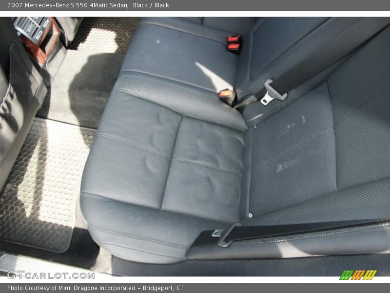 Black / Black 2007 Mercedes-Benz S 550 4Matic Sedan