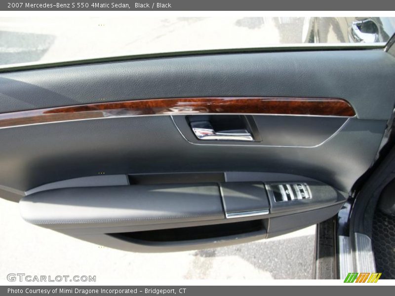 Black / Black 2007 Mercedes-Benz S 550 4Matic Sedan