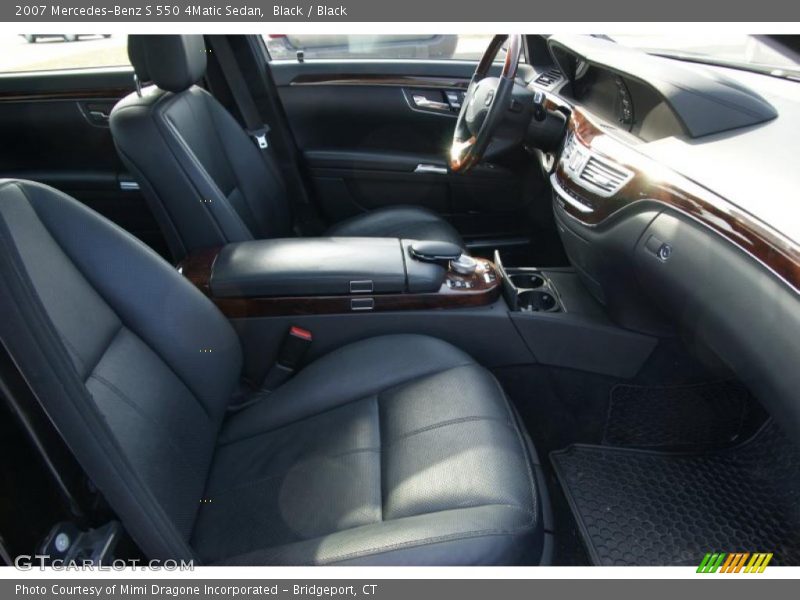 Black / Black 2007 Mercedes-Benz S 550 4Matic Sedan