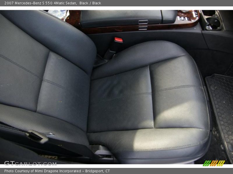 Black / Black 2007 Mercedes-Benz S 550 4Matic Sedan