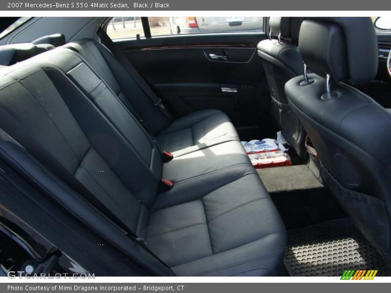 Black / Black 2007 Mercedes-Benz S 550 4Matic Sedan