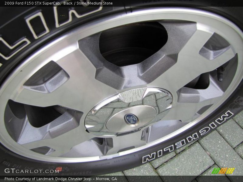 Black / Stone/Medium Stone 2009 Ford F150 STX SuperCab