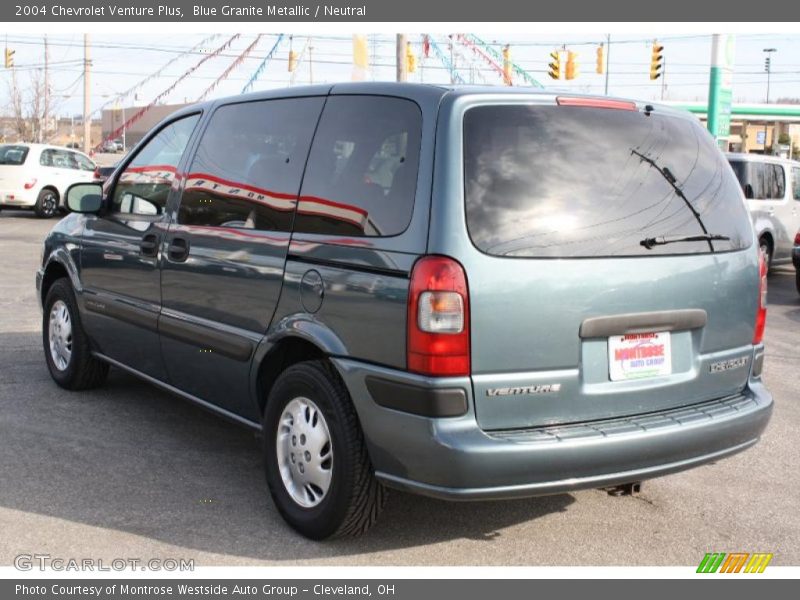 Blue Granite Metallic / Neutral 2004 Chevrolet Venture Plus