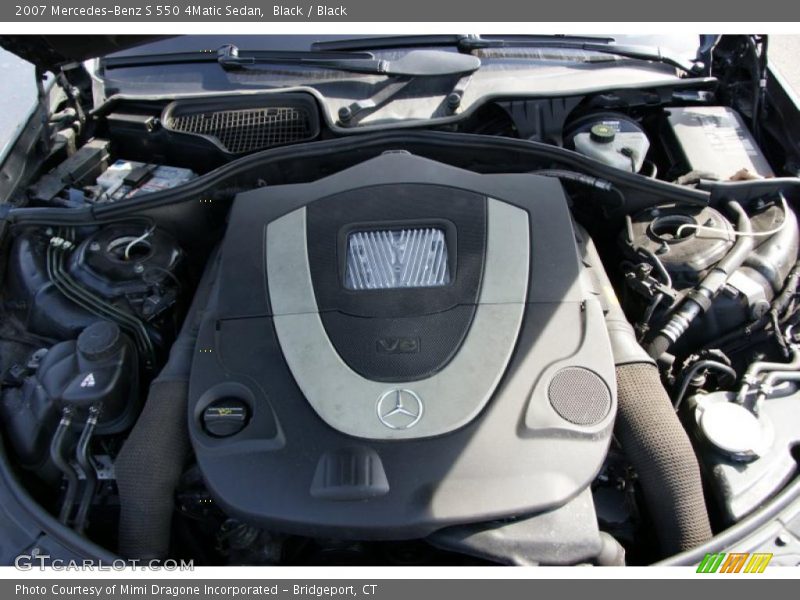 Black / Black 2007 Mercedes-Benz S 550 4Matic Sedan