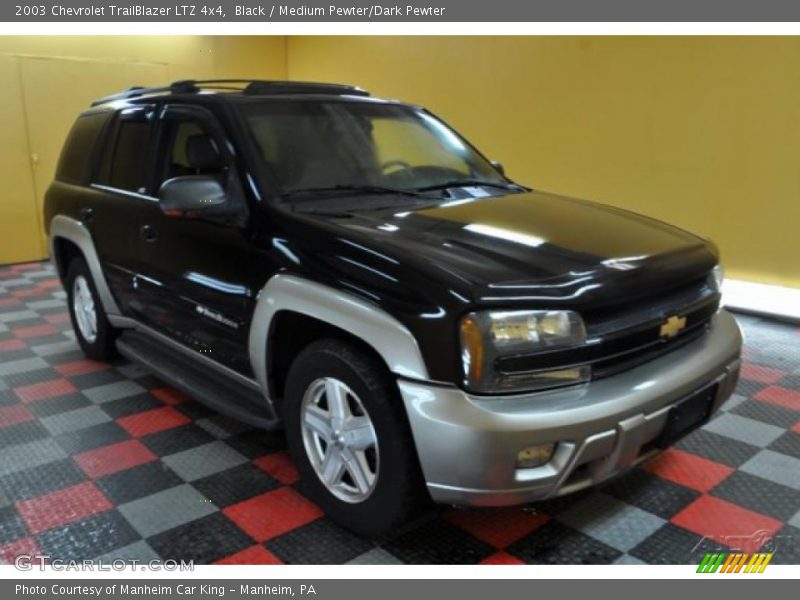 Black / Medium Pewter/Dark Pewter 2003 Chevrolet TrailBlazer LTZ 4x4