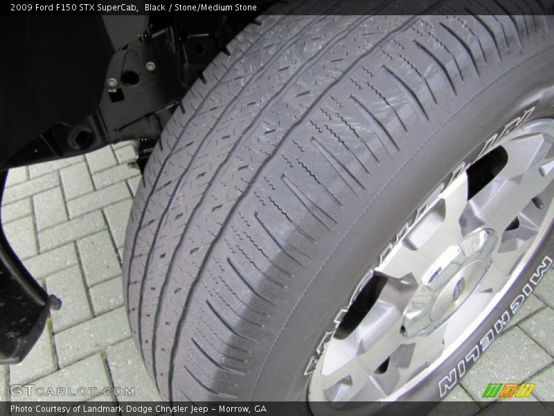 Black / Stone/Medium Stone 2009 Ford F150 STX SuperCab