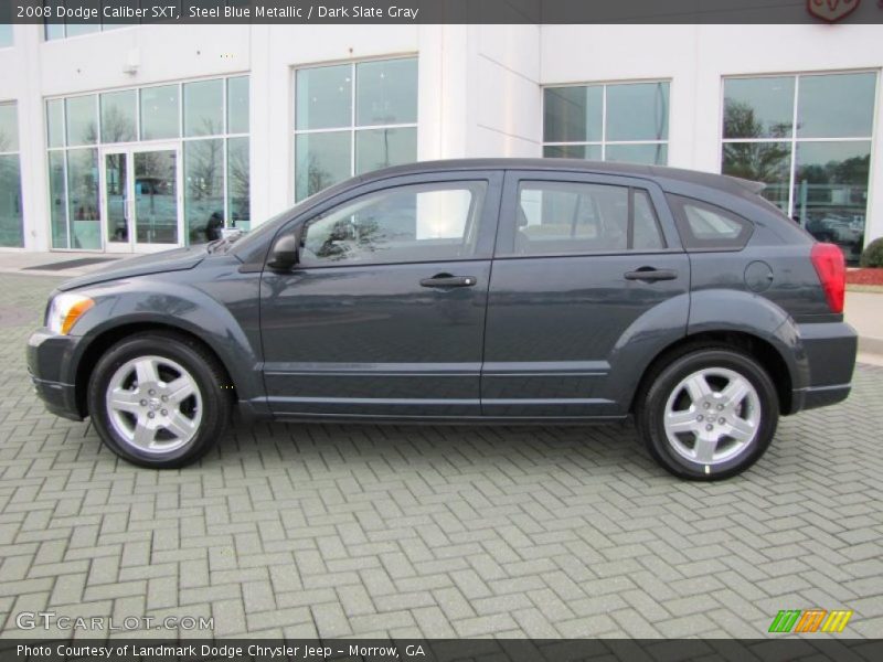 Steel Blue Metallic / Dark Slate Gray 2008 Dodge Caliber SXT