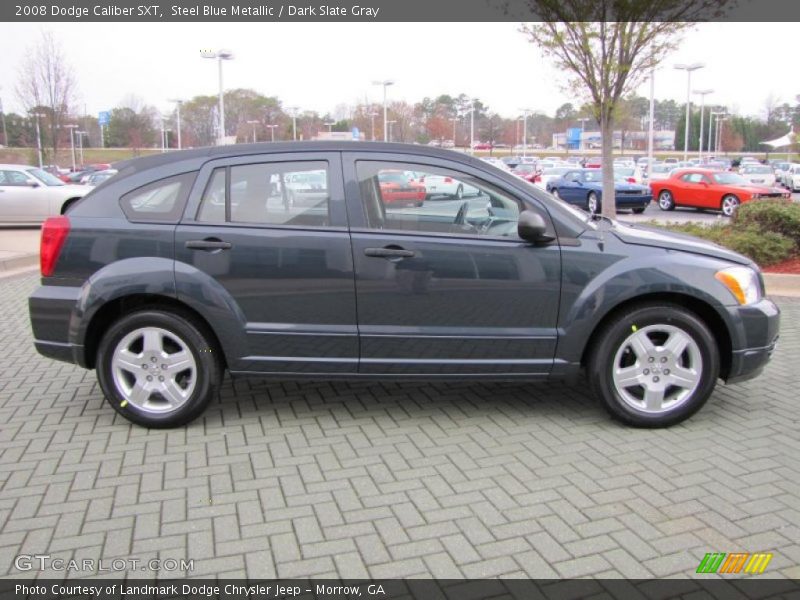 Steel Blue Metallic / Dark Slate Gray 2008 Dodge Caliber SXT