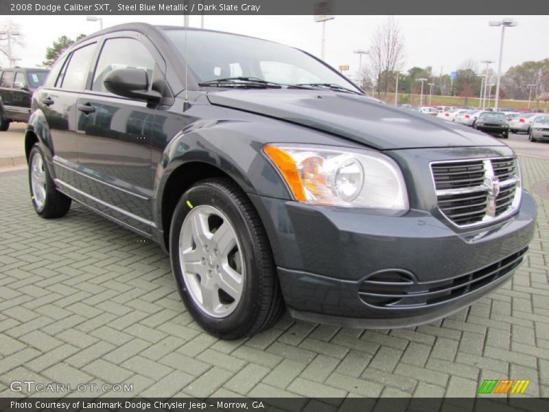 Steel Blue Metallic / Dark Slate Gray 2008 Dodge Caliber SXT