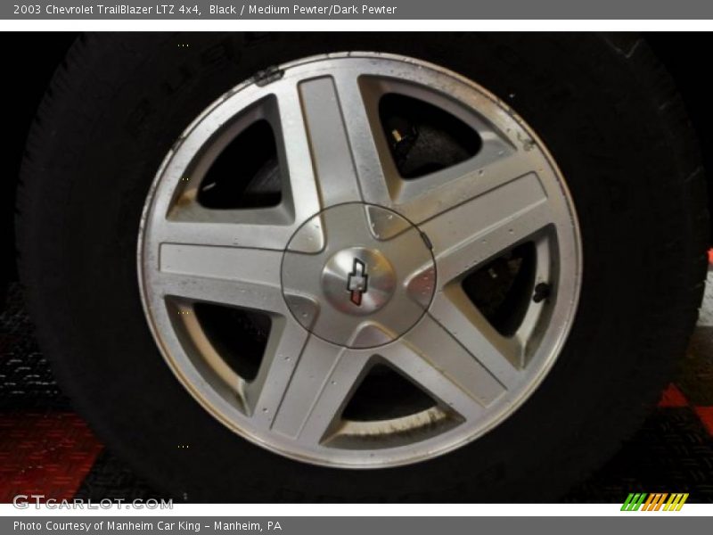 Black / Medium Pewter/Dark Pewter 2003 Chevrolet TrailBlazer LTZ 4x4