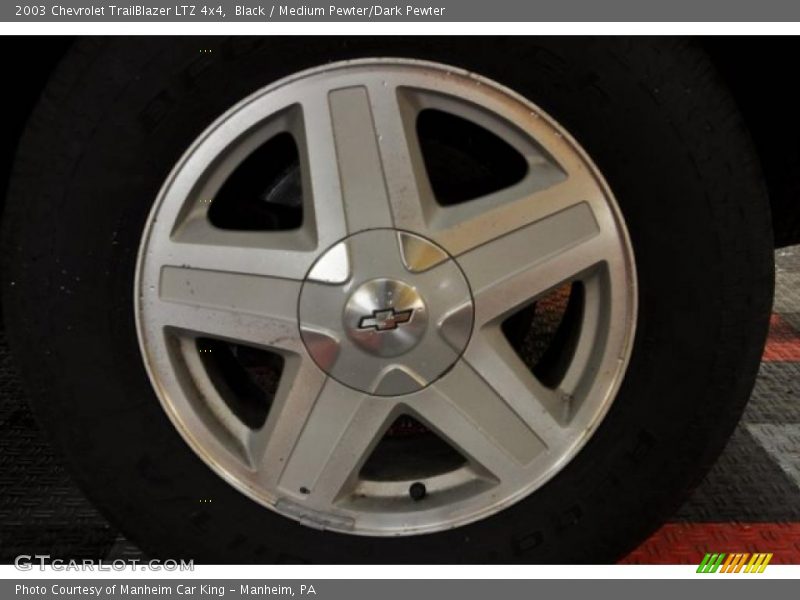 Black / Medium Pewter/Dark Pewter 2003 Chevrolet TrailBlazer LTZ 4x4
