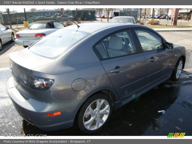 Galaxy Gray Mica / Gray/Black 2007 Mazda MAZDA3 s Sport Sedan