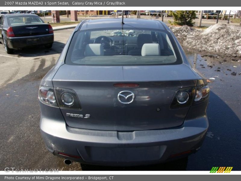 Galaxy Gray Mica / Gray/Black 2007 Mazda MAZDA3 s Sport Sedan