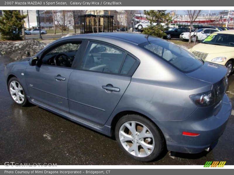 Galaxy Gray Mica / Gray/Black 2007 Mazda MAZDA3 s Sport Sedan
