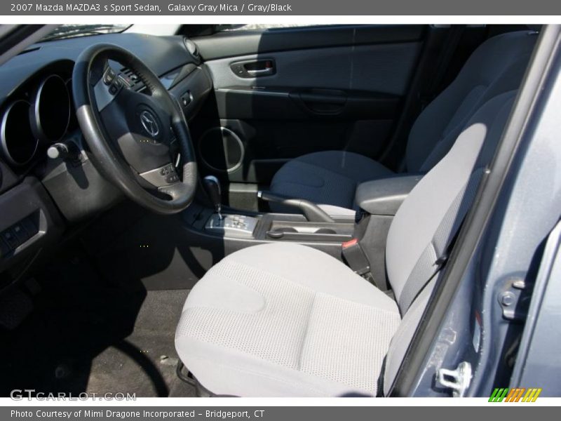 Galaxy Gray Mica / Gray/Black 2007 Mazda MAZDA3 s Sport Sedan
