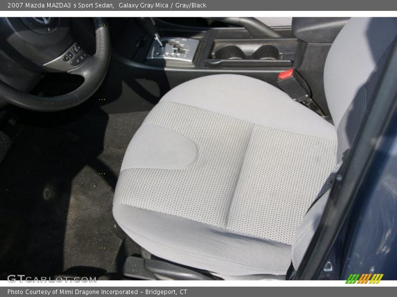 Galaxy Gray Mica / Gray/Black 2007 Mazda MAZDA3 s Sport Sedan