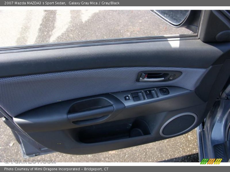 Galaxy Gray Mica / Gray/Black 2007 Mazda MAZDA3 s Sport Sedan