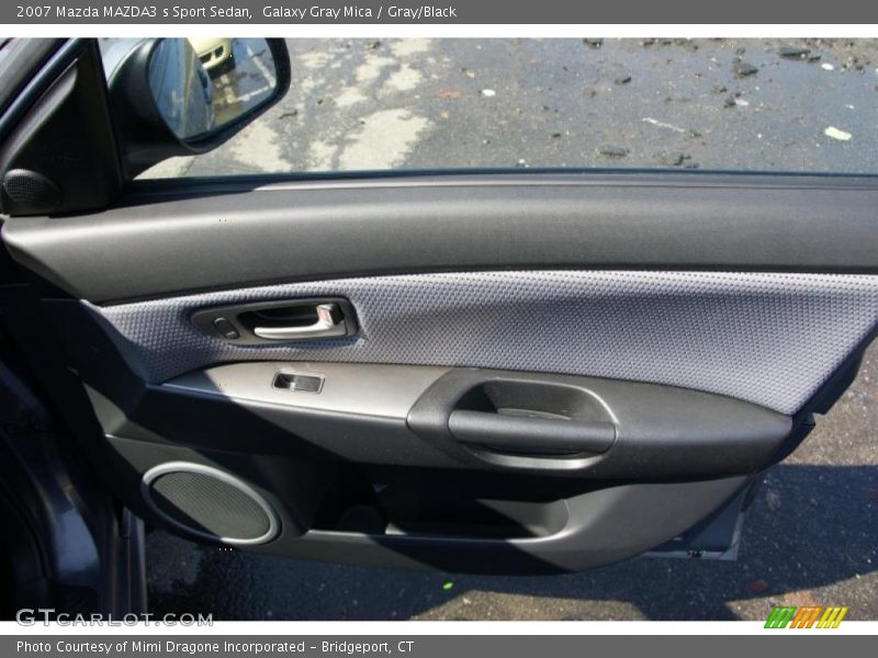 Galaxy Gray Mica / Gray/Black 2007 Mazda MAZDA3 s Sport Sedan