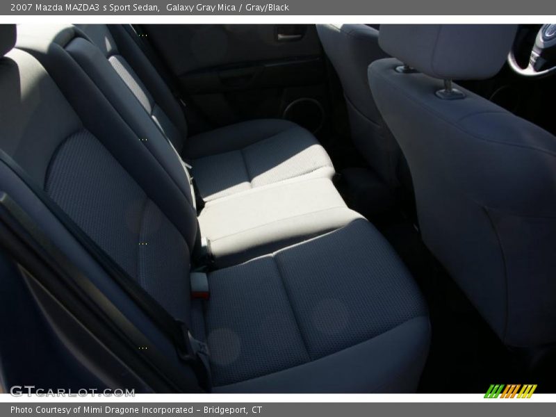 Galaxy Gray Mica / Gray/Black 2007 Mazda MAZDA3 s Sport Sedan