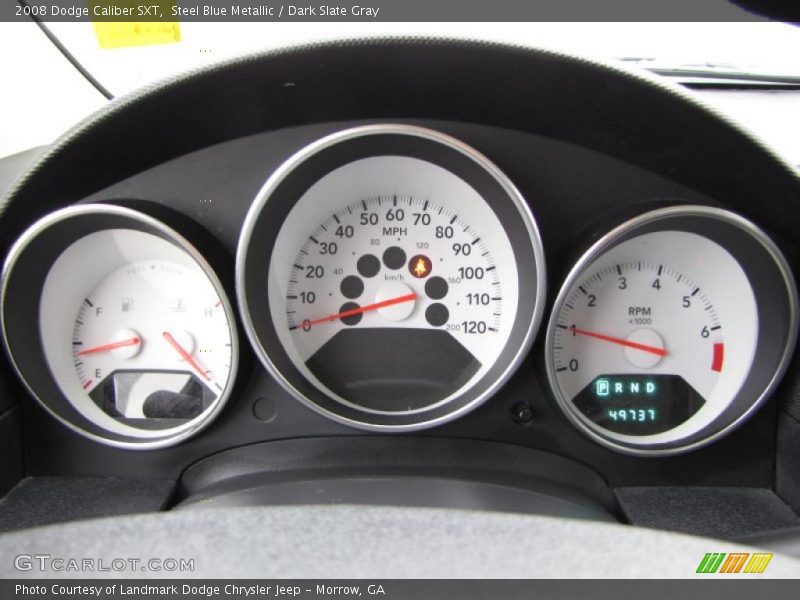 Steel Blue Metallic / Dark Slate Gray 2008 Dodge Caliber SXT
