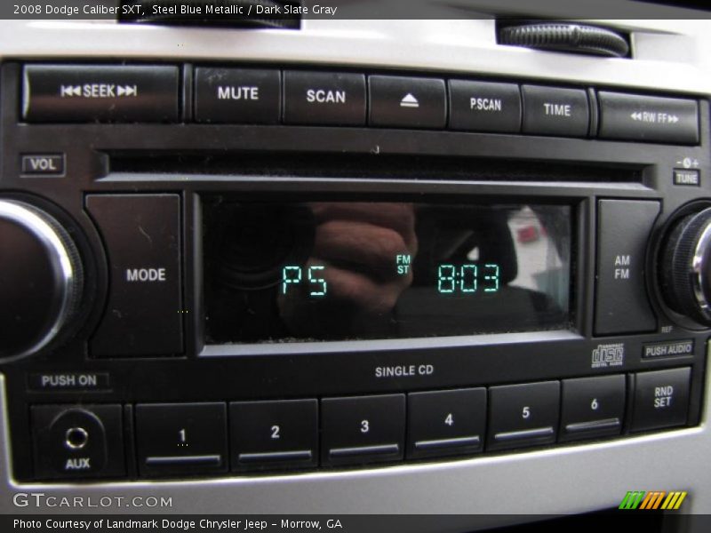Steel Blue Metallic / Dark Slate Gray 2008 Dodge Caliber SXT