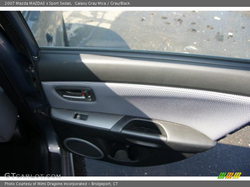 Galaxy Gray Mica / Gray/Black 2007 Mazda MAZDA3 s Sport Sedan