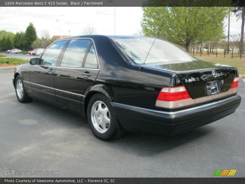 Black / Parchment 1999 Mercedes-Benz S 420 Sedan