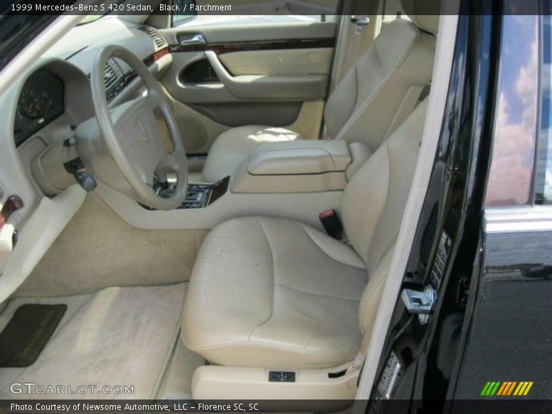 Black / Parchment 1999 Mercedes-Benz S 420 Sedan