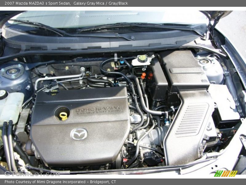 Galaxy Gray Mica / Gray/Black 2007 Mazda MAZDA3 s Sport Sedan