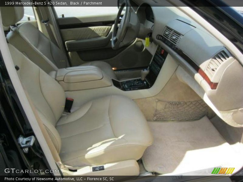 Black / Parchment 1999 Mercedes-Benz S 420 Sedan