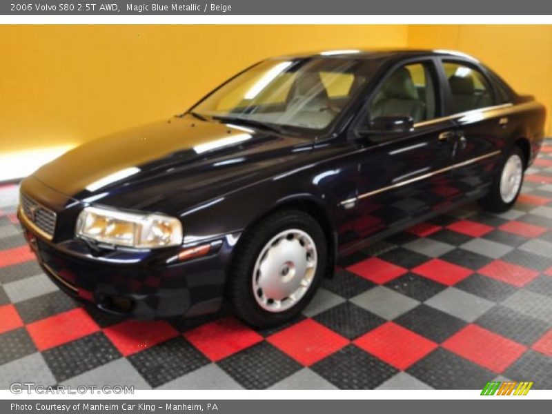 Magic Blue Metallic / Beige 2006 Volvo S80 2.5T AWD