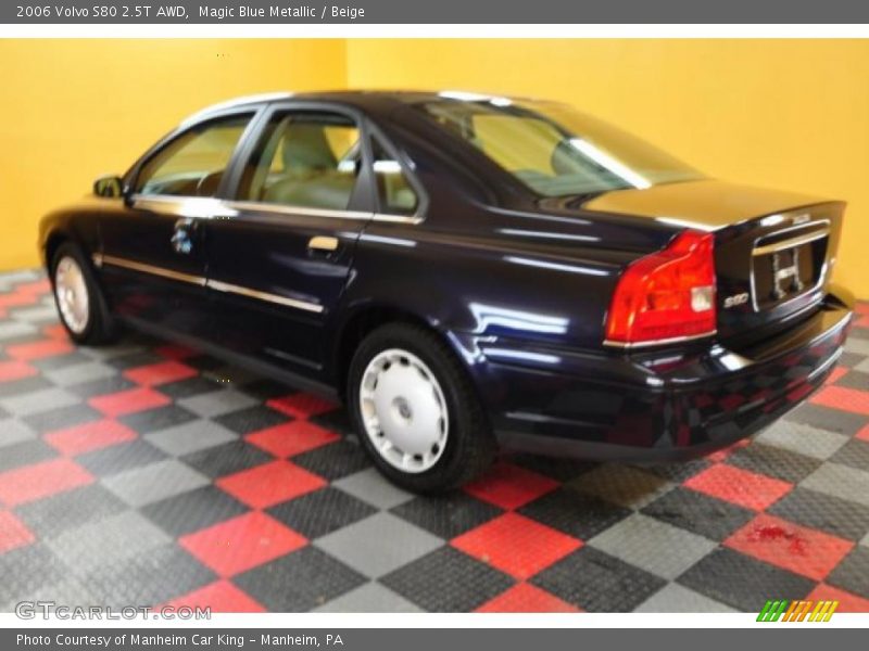 Magic Blue Metallic / Beige 2006 Volvo S80 2.5T AWD