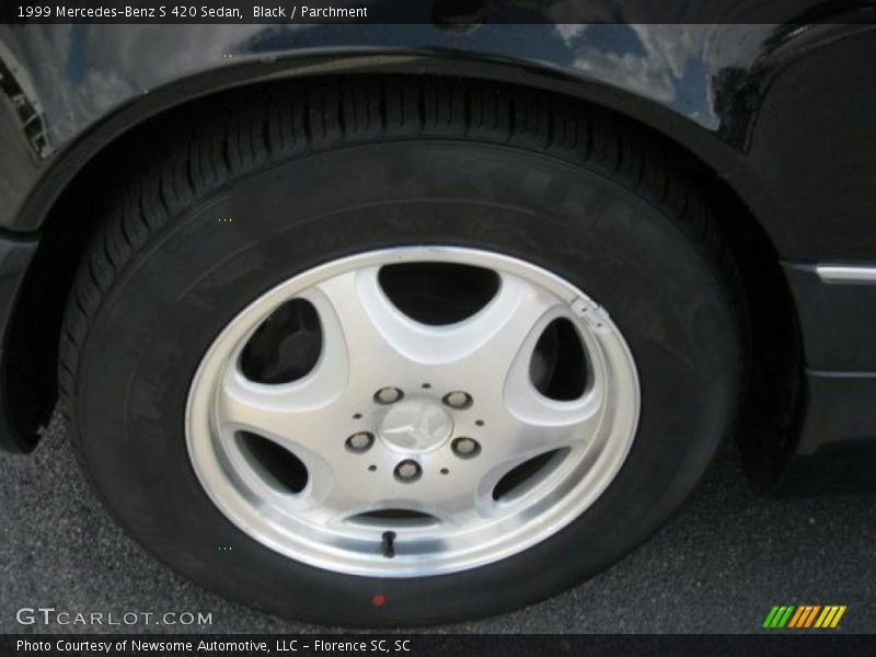 Black / Parchment 1999 Mercedes-Benz S 420 Sedan