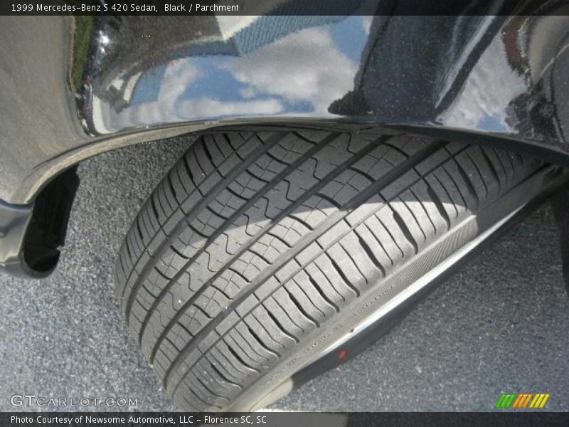 Black / Parchment 1999 Mercedes-Benz S 420 Sedan