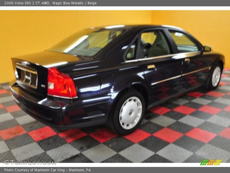 Magic Blue Metallic / Beige 2006 Volvo S80 2.5T AWD