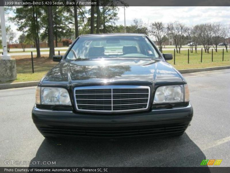Black / Parchment 1999 Mercedes-Benz S 420 Sedan