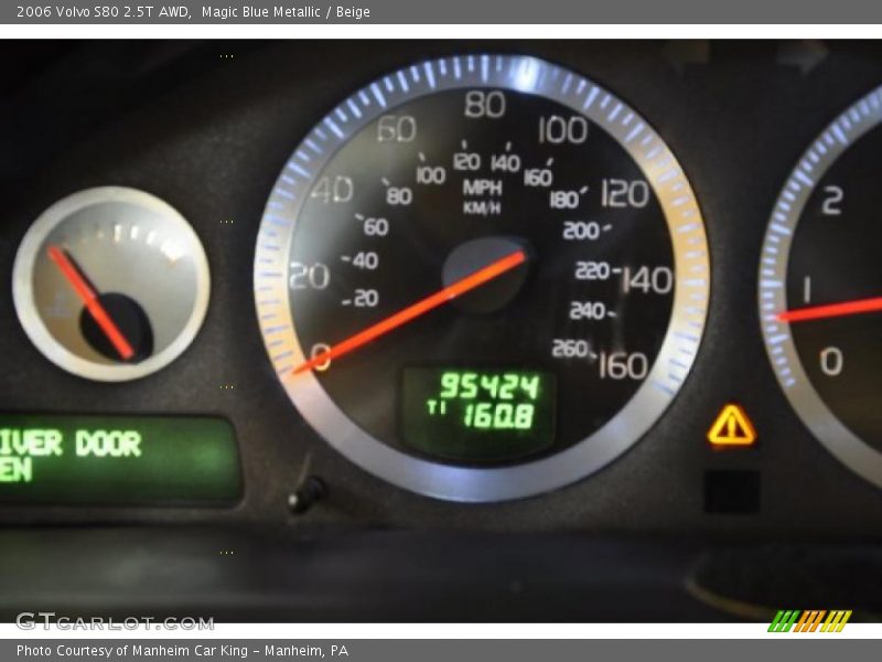 Magic Blue Metallic / Beige 2006 Volvo S80 2.5T AWD