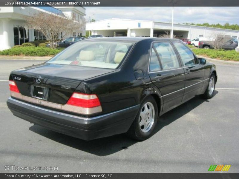 Black / Parchment 1999 Mercedes-Benz S 420 Sedan