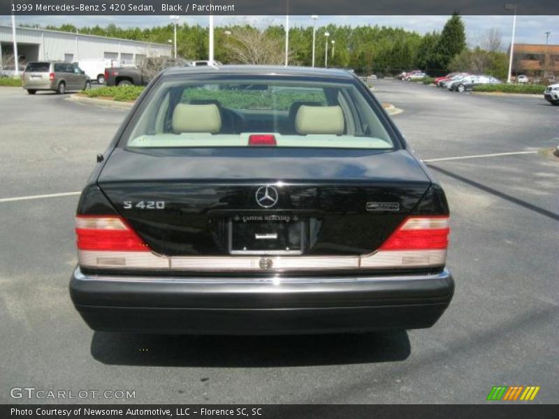 Black / Parchment 1999 Mercedes-Benz S 420 Sedan