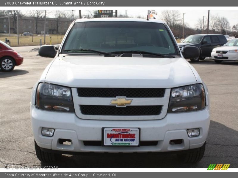 Summit White / Light Gray 2008 Chevrolet TrailBlazer LT