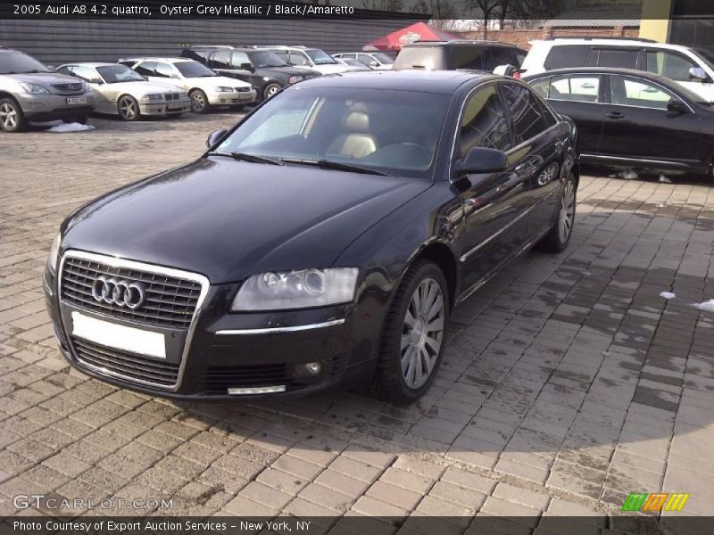 Oyster Grey Metallic / Black/Amaretto 2005 Audi A8 4.2 quattro